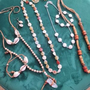 3/$30 Bundle of Multicolor Beaded Necklace Bracelets Earrings